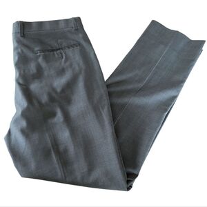 Men's Gray Jos.A.Bank Slim Fit Traveler Trousers Size 36